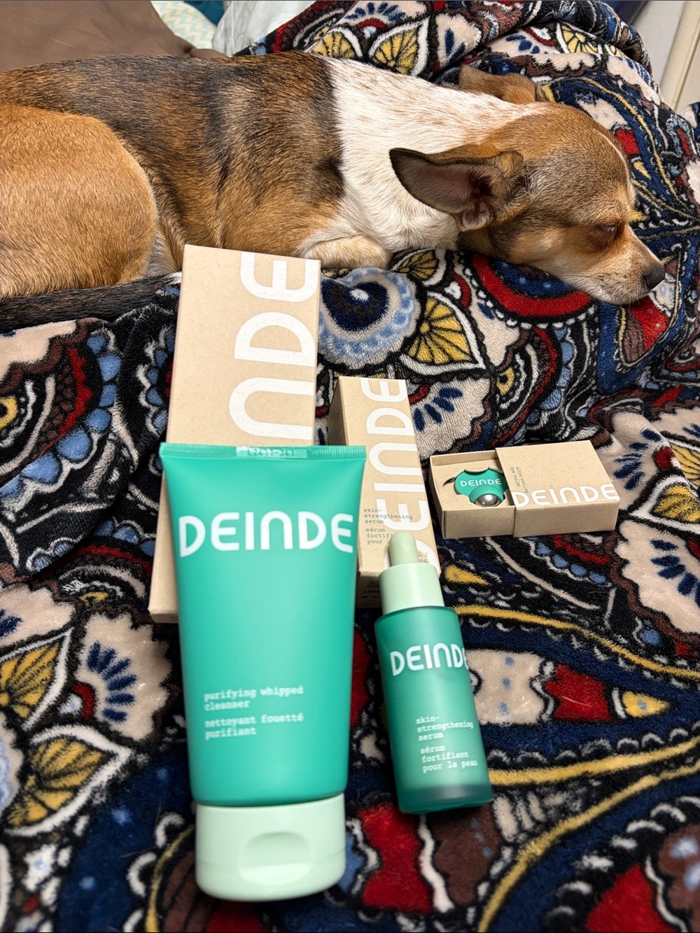Purifying Whipped Cleanser & Strengthening Serum - Green